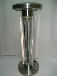 Acrylic Body Rotameter in Flange Connection for 0-15000 LPH